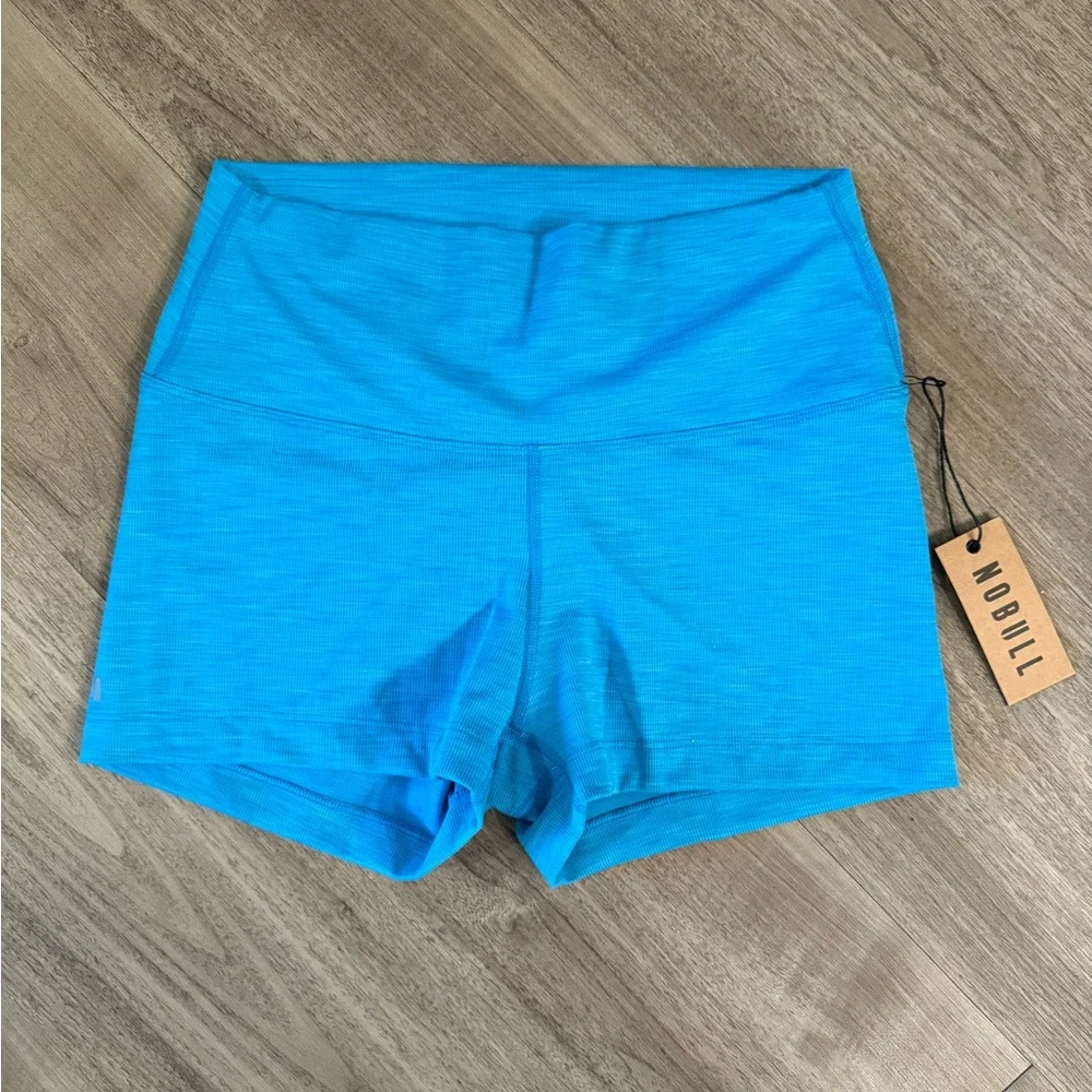 NOBULL Women's Athletic Shorts - Blue - Picture 1 of 1